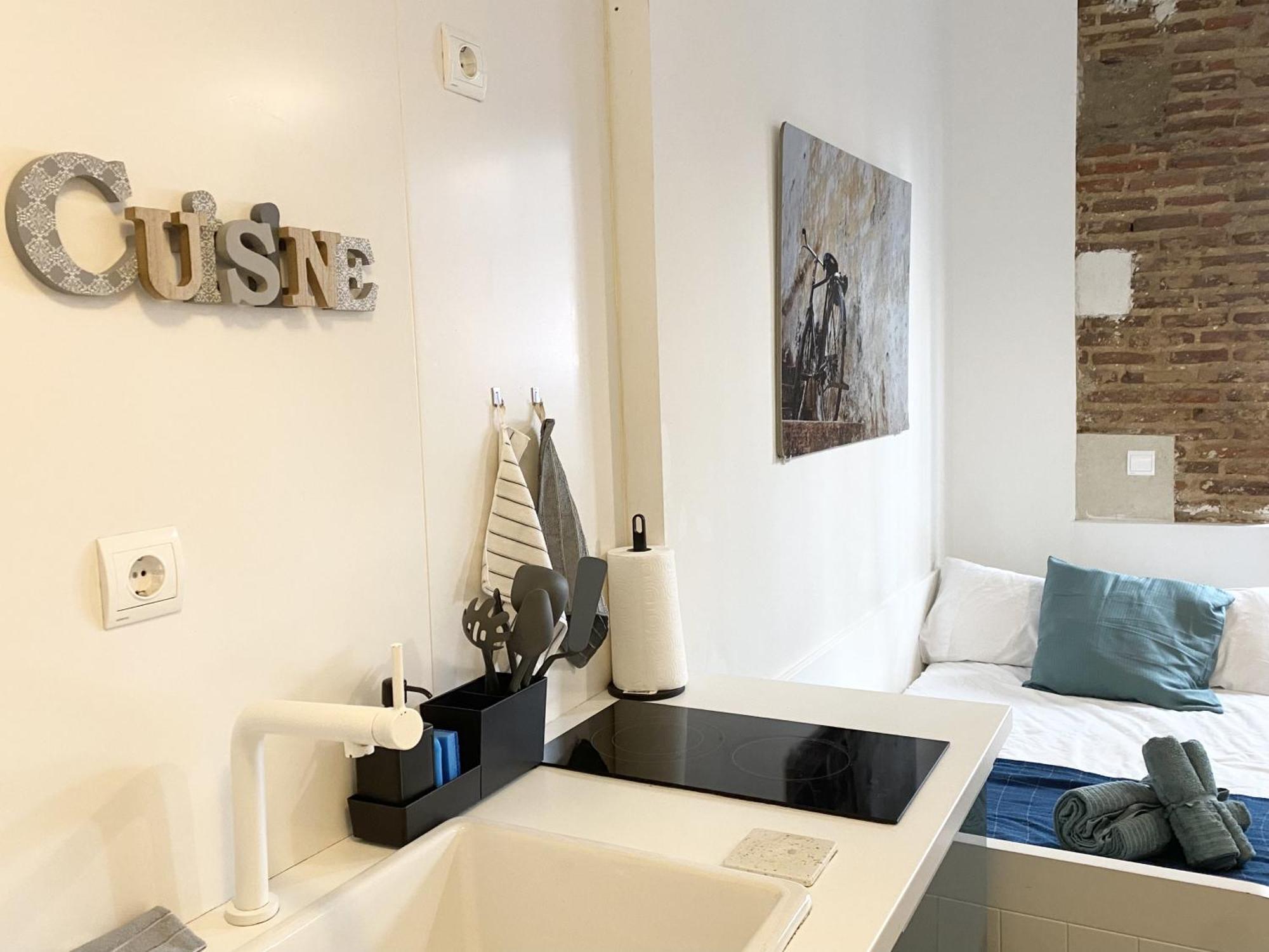 Intimo Estudio En Madrid, Centro, 2Pax, Wifi & Tv ภายนอก รูปภาพ